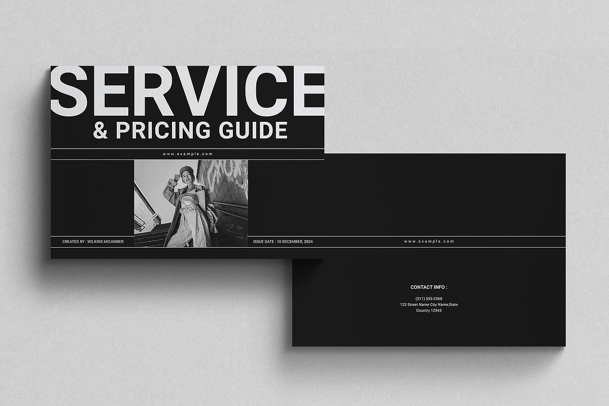 Service & Pricing Guide Landscape, a Brochure Template by E-Type (Photo 7 of 7)