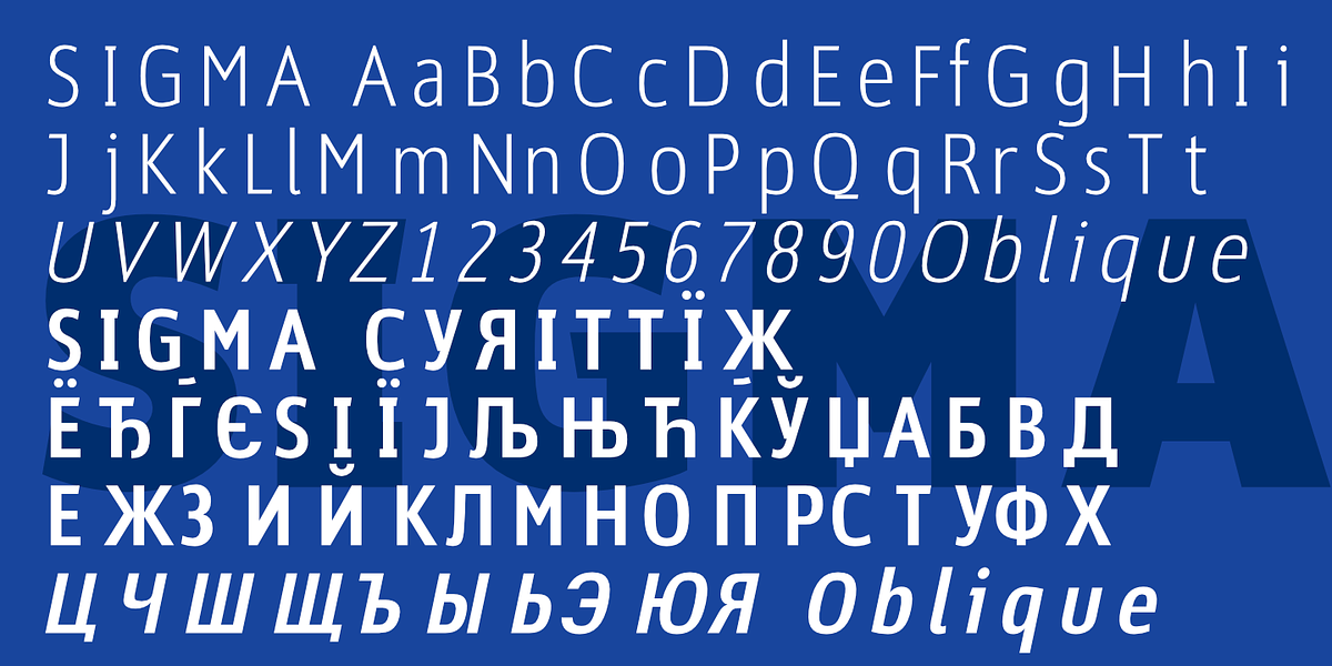 Sigma Condensed, a Sans Serif Font by Wiescher-Design (Photo 9 of 11)