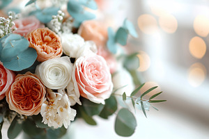 Romantic bouquet with soft pastel, a Nature Photo by MistyDay