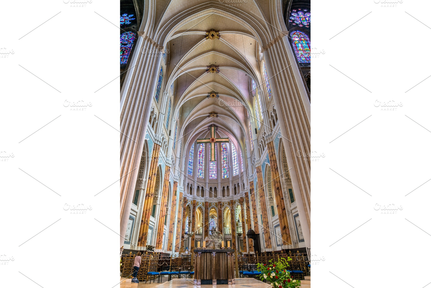 Interior of the Cathedral of Our, an Architecture Photo by Leonid Andronov