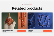 Scarf Mockup - Studio series 01, a Hat Mockup by Mocku (Thumbnail 10 of 10)
