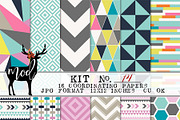 Background Papers Kit 14, a Pattern Graphic by Mod Paperie (Thumbnail 1 of 2)