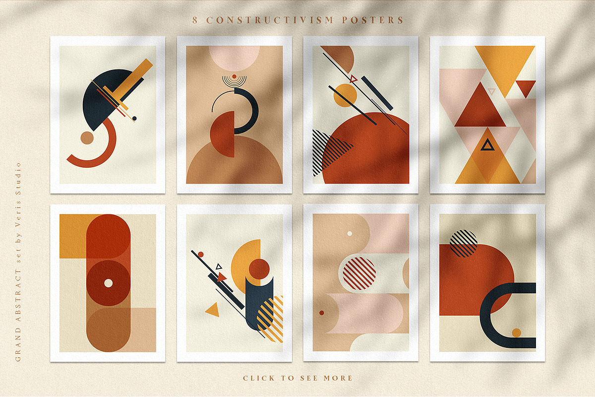 Abstract Modern Geometric Alphabet, a Decorative Illustration by Veris Studio (Photo 8 of 14)