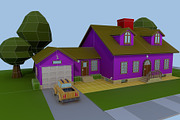 Low Poly House 2, an Architecture 3D Model by Midgardians (Thumbnail 8 of 14)
