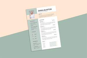 Emma Interior Resume