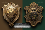 Police / Army / Sheriff Metal Badges, an Object Graphic by Hyperpix Productions (Thumbnail 3 of 21)