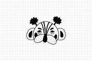 Christmas Mask Hand Drawn Set, an Animal Illustration by Art's and patterns (Thumbnail 11 of 11)