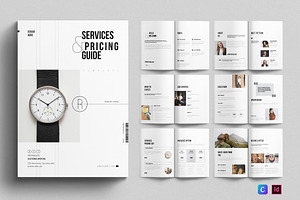 Services & Pricing Guide Template, a Brochure Template by E-Type