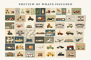100 Retro Kids Room Prints Bundle –, a Graphic by Malunio (Thumbnail 3 of 5)