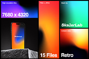 Retro Gradient Backgrounds Vol 2, a Background Graphic by Skaler Lab (Thumbnail 2 of 7)