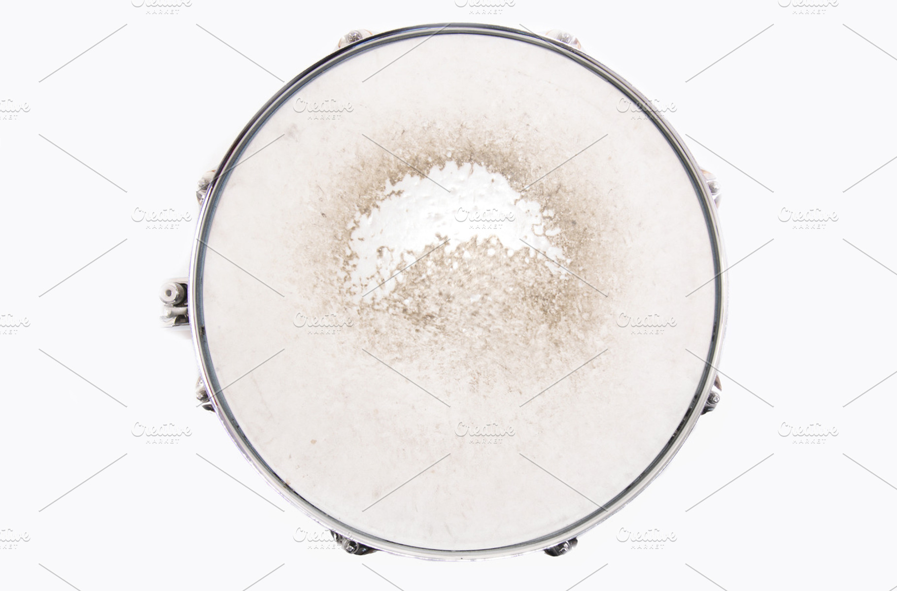 Snare drum over white music featuring drum, snare, and rock, an Arts & Entertainment Photo by Milosz Aniol