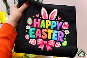 Preppy Brushstroke Happy Easter png, an Illustration by Craft Nest (Thumbnail 6 of 6)