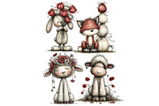 Whimsical Spring Animals Clipart, an Illustration by DreamPrint404 (Thumbnail 4 of 4)
