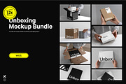 12x Unboxing Mockup Bundle, a Packaging Mockup by HAZARD MOCKUPS (Thumbnail 1 of 15)