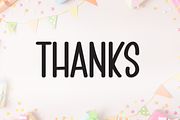 Birthday Background | Script Font, a Script Font by Scratchones (Thumbnail 8 of 8)