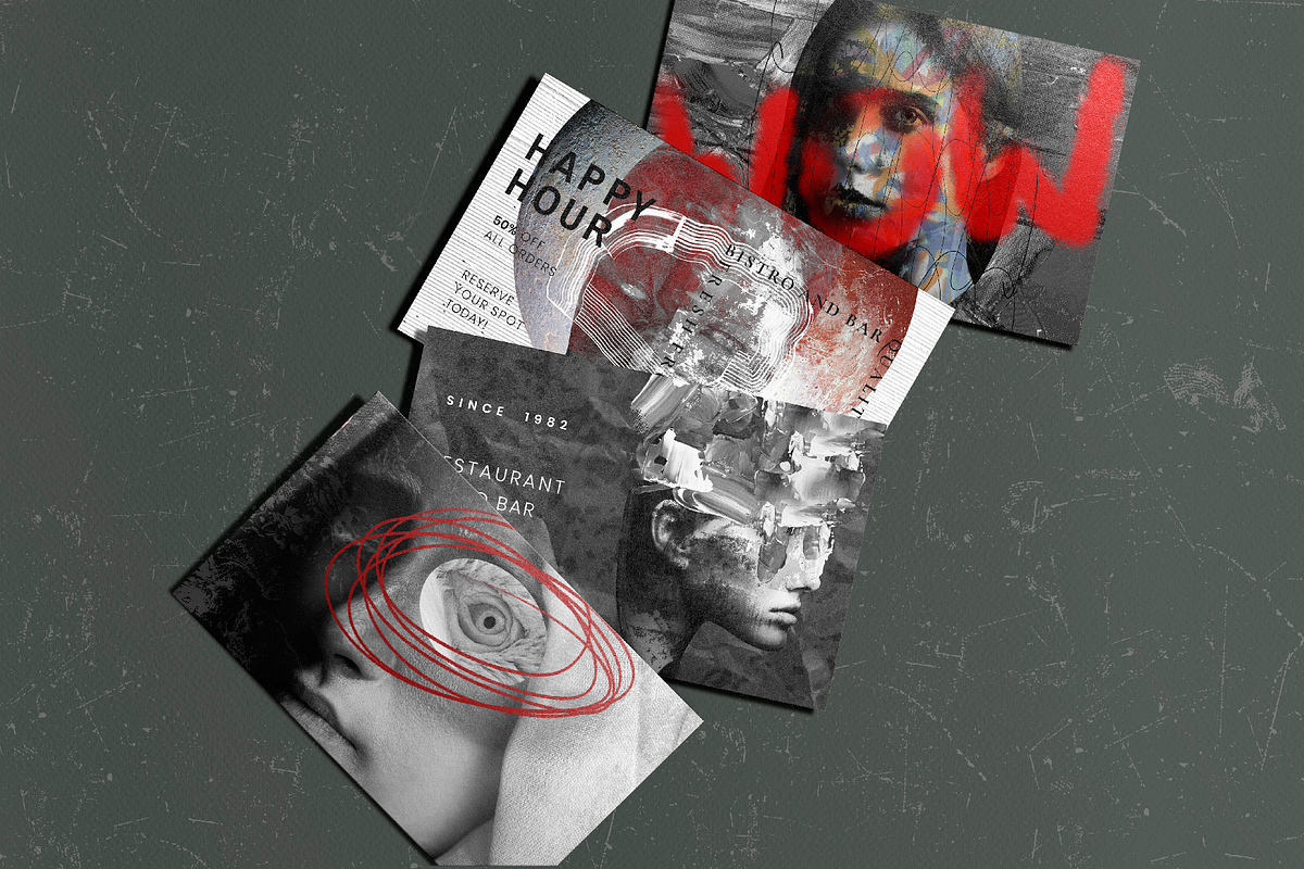 MONOCHROME collage pack, an Object Graphic by Natali Batu (Photo 24 of 31)