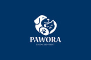 PAWORA Pet Care Logo Template, a Branding & Logo Template by SANB (Thumbnail 2 of 3)
