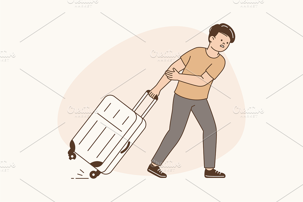 Travel Chaos Illustration, an Object Graphic by Jump Studio (Photo 9 of 12)