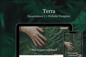 Squarespace Nail Tech Template