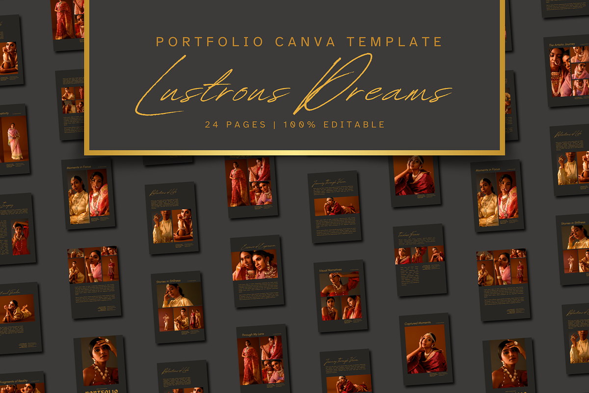 PORTFOLIO CANVA TEMPLATE, a Magazine Template by The Little Lily Studio (Photo 1 of 5)