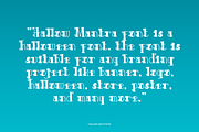 Hallow Mantra - Halloween Font, a Serif Font by Iqsiart Studio (Thumbnail 5 of 7)