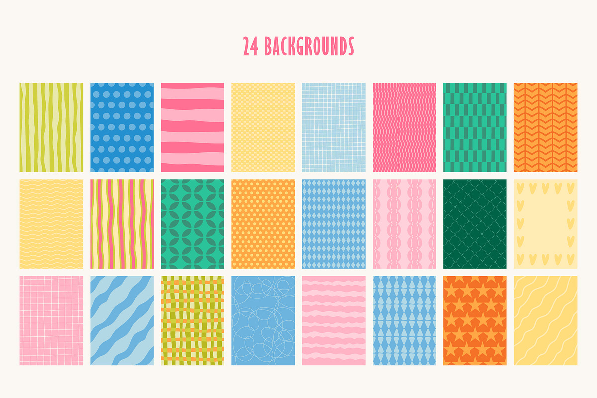 Whimsical Frames & Backgrounds, an Object Graphic by katieromanoff_art (Photo 6 of 10)