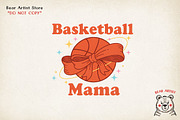 Cute Basketball Mom & Game Day, a Sport Illustration by GlitterCraft (Thumbnail 42 of 101)