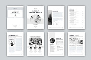 White Paper | MS Word & Canva, a Brochure Template by obayes (Thumbnail 2 of 18)
