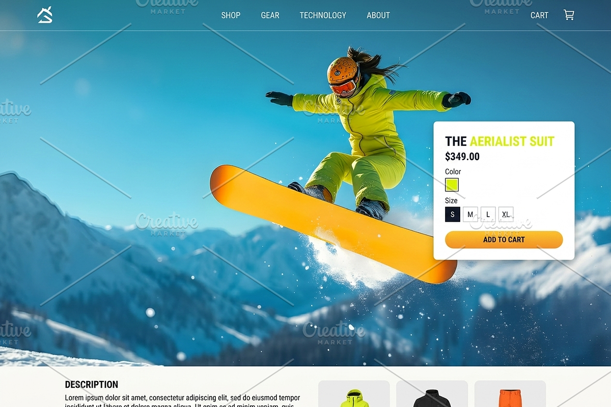 Snowboarder's High Jump Stock Photo, a Sports & Recreation Photo by Aura Canyon HQ (Photo 2 of 7)