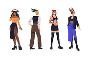 People in devil costumes with horns, a Person Illustration by Good Studio (Thumbnail 2 of 5)