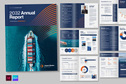Annual Report Template, a Brochure Template by BrandPacks (Thumbnail 1 of 6)