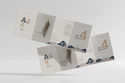 A4 Size Four Fold Brochure Mockup, a Print Template by pmvch (Thumbnail 15 of 20)