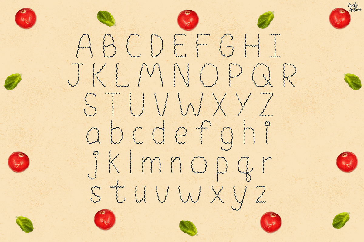 Cranberry | playful handwritten font, a Handwritten Font by LivelyAutumn11.11 (Photo 2 of 5)
