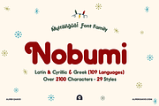 Nobumi Font Family - 29 Fonts, a Sans Serif Font by alpercakici (Thumbnail 11 of 11)