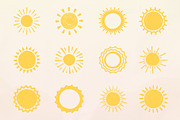 Hand Drawn Suns, an Object Graphic by PixMarket (Thumbnail 2 of 3)