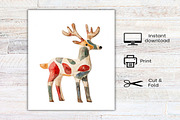Retro 50's Christmas Clipart, an Illustration by Canvas Craft (Thumbnail 7 of 7)