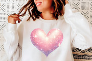 Glitter Heart Valentines Day Clip Ar, an Illustration by SinaCreation (Thumbnail 8 of 11)