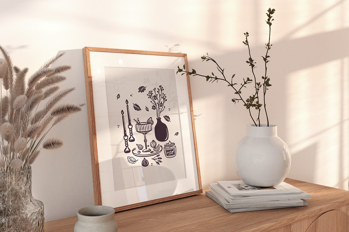 Cozy Autumn Hand Drawn Collection, a Seasonal Illustration by Leila Divine (Photo 21 of 29)