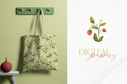 Woodland strawberry illustration, a Pattern Graphic by Yelloo Fish (Thumbnail 4 of 10)