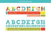Beach Towel Color Font, a Slab Serif Font by Anugraha Design (Thumbnail 3 of 8)