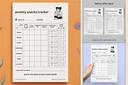 6 Printable Mood Tracker Bundle, a Stationery Template by MuzaArtStudio (Thumbnail 7 of 8)