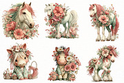 Whimsical summer Horse clipart, an Illustration by Designworld (Thumbnail 2 of 5)
