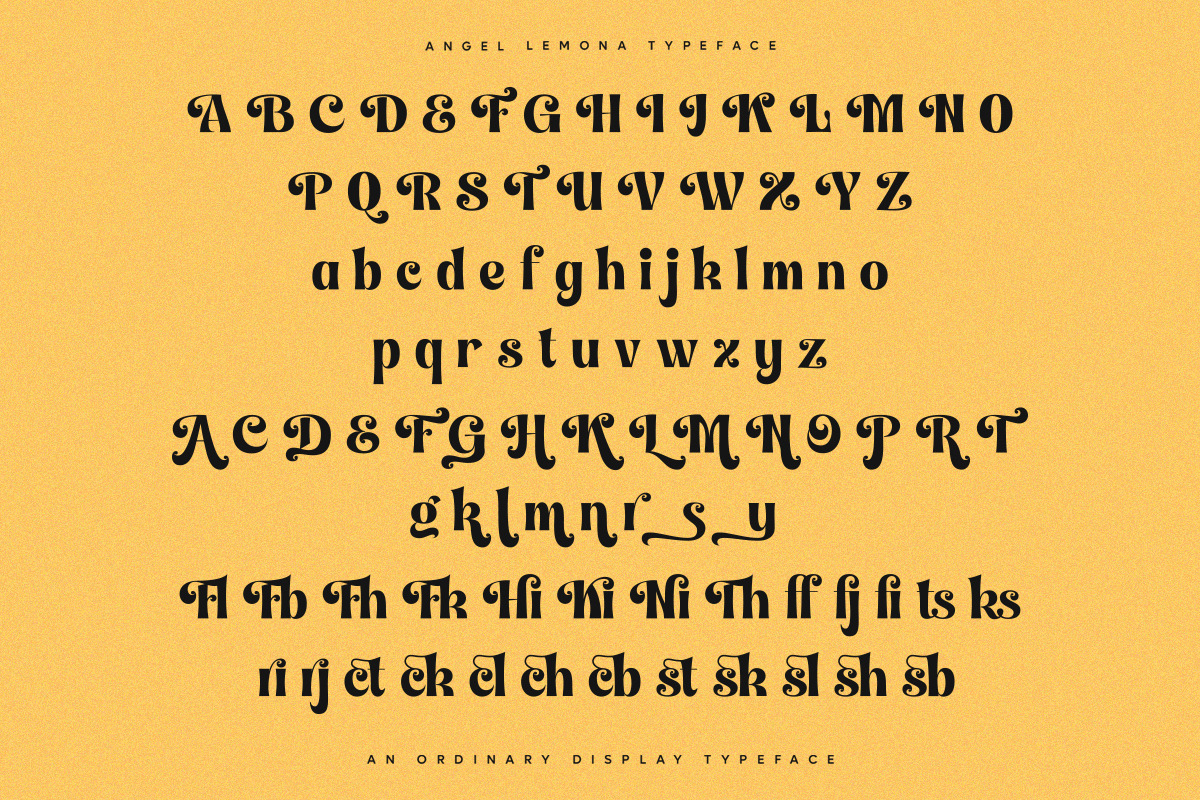 Angel Lemona | Ordinary Display, a Serif Font by Pentagonistudio (Photo 10 of 10)