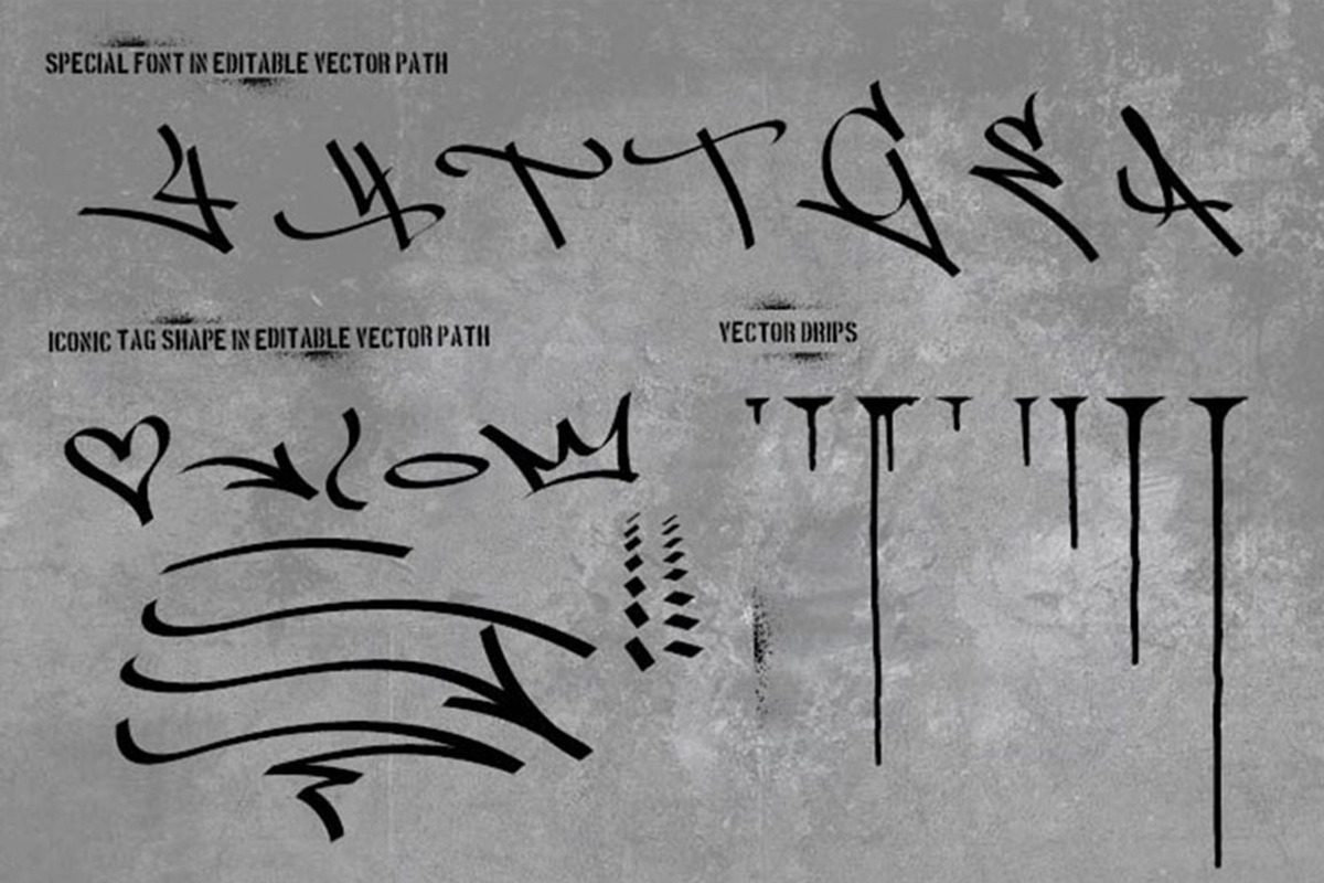 趣味 street fonts Graffiti Font | Street Tag Vol1 (1457151)