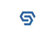 Letter S Geometric Logo Design, a Branding & Logo Template by johnkent (Thumbnail 1 of 2)
