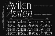 Aviluero Rasnora | 27 Font Files, a Serif Font by IM Studio (Thumbnail 4 of 13)