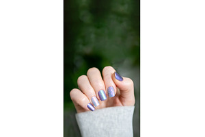 Female hand, multicolored manicure, a Beauty & Fashion Photo by Fascinadora