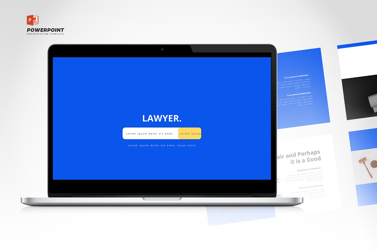 Lawyer Justice Powerpoint, a Presentation Template by Glowin_studio (Photo 2 of 3)