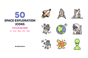 Space Exploration Icon Pack, an Icon by BaconTaco (Thumbnail 1 of 6)