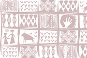 Cave Art Patterns, a Pattern Graphic by ThaiByGaew (Thumbnail 2 of 12)